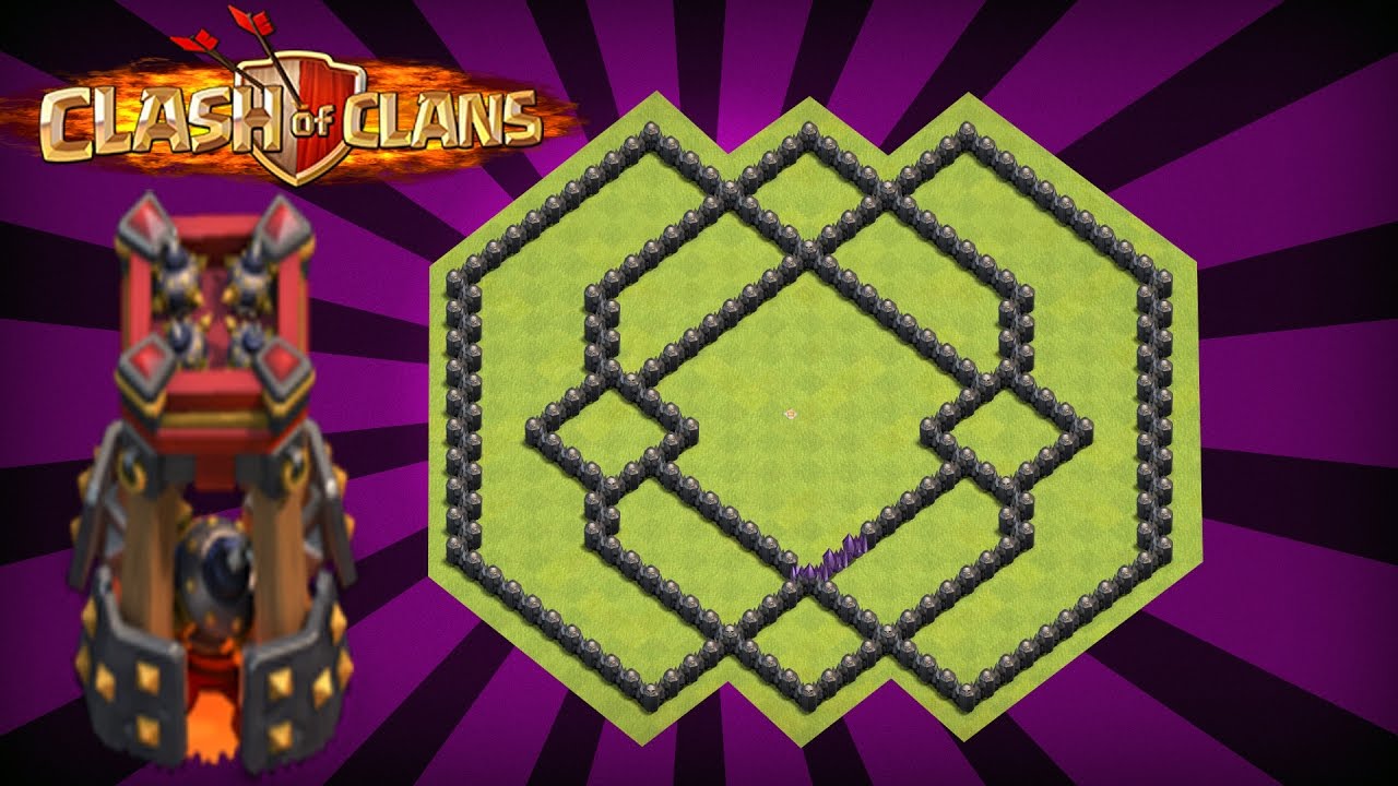 Clash Of Clans - BOMB TOWER!!  TH8 Base With Bomb Tower 2016! 