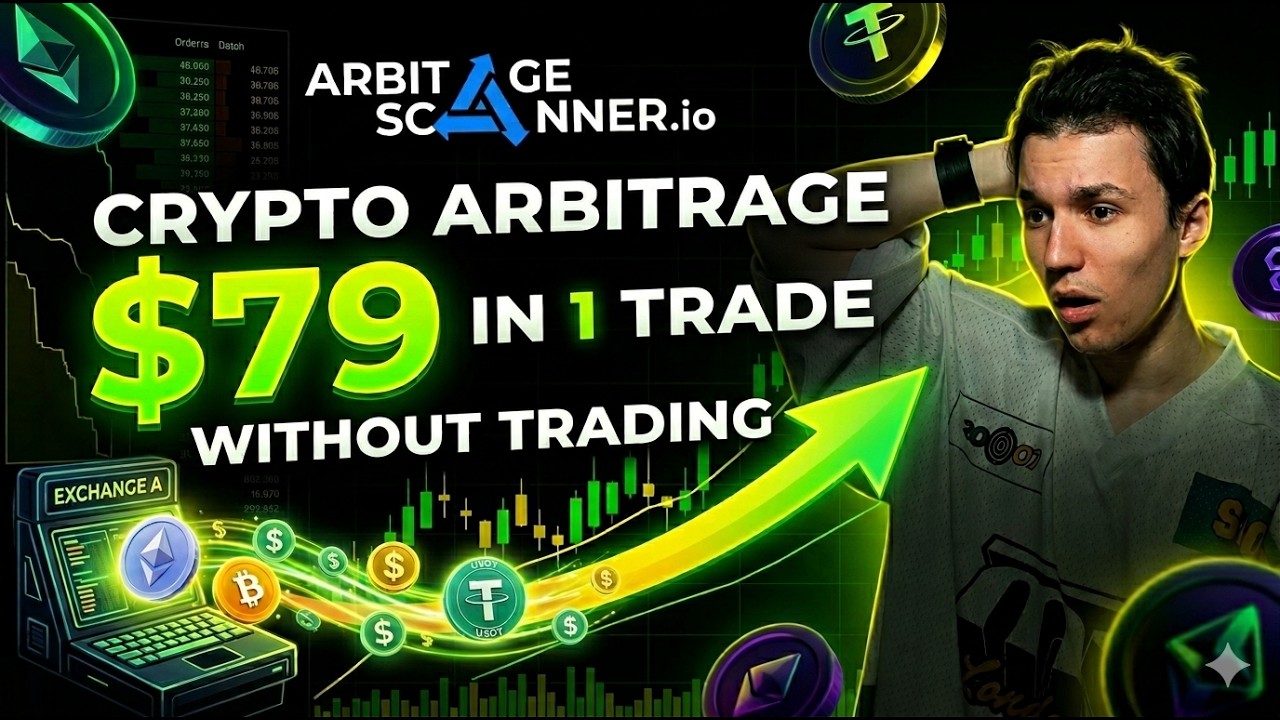 $79 in 6 Hours Without Trading | Real Crypto Arbitrage