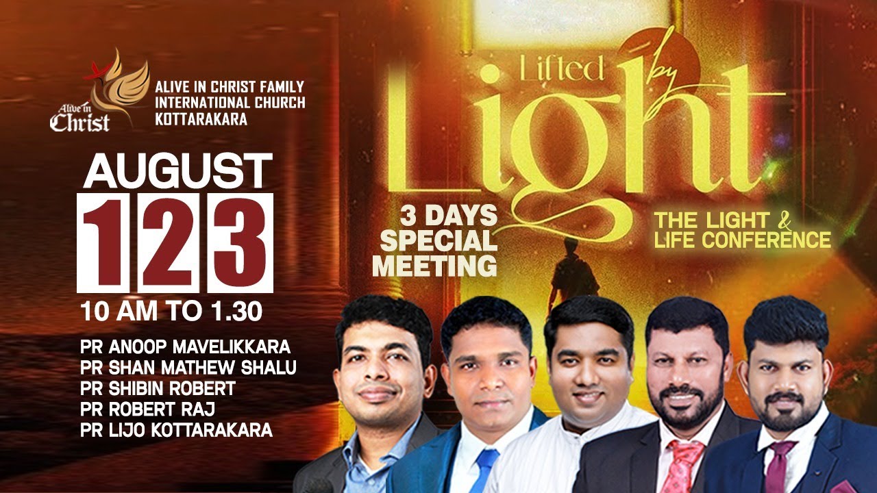 🔴🔰#The LIGHT & LIFE CONFERENCE /DAY 2/ PR.SHIBIN ROBERT & PR.ROBERT RAJ/ MORNING LIVE /02- AUG -2025