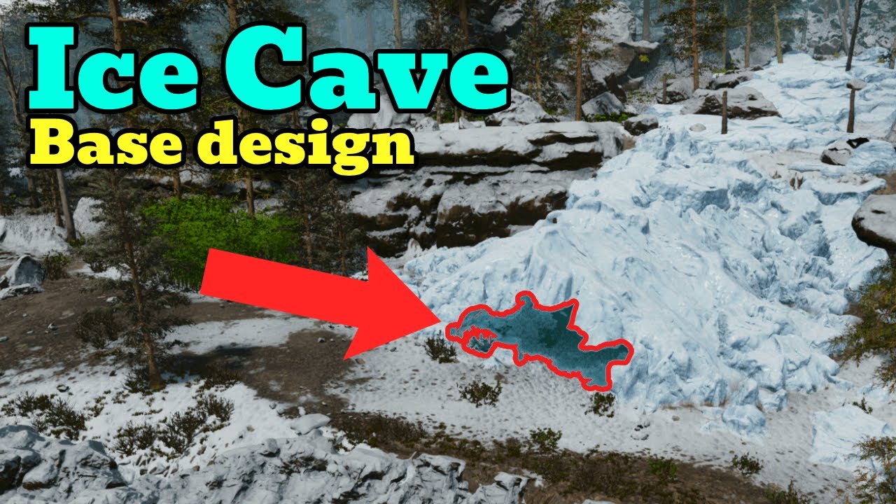 How to build Ice Cave! | Island Ice Cave | ark ASA PVP