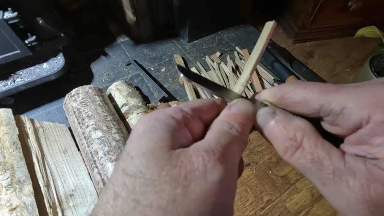 Light my wood stove without firelighters!