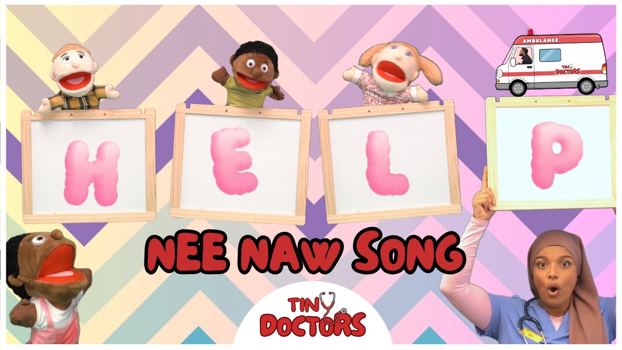 Tiny Doctors Nee Naw Song - Nursery Rhyme - Children's Education Medical Show