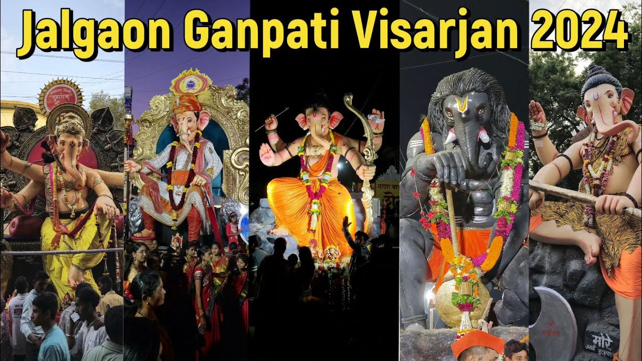 Jalgaon Ganpati Visarjan Utsav 😍 2024 #jalgoan