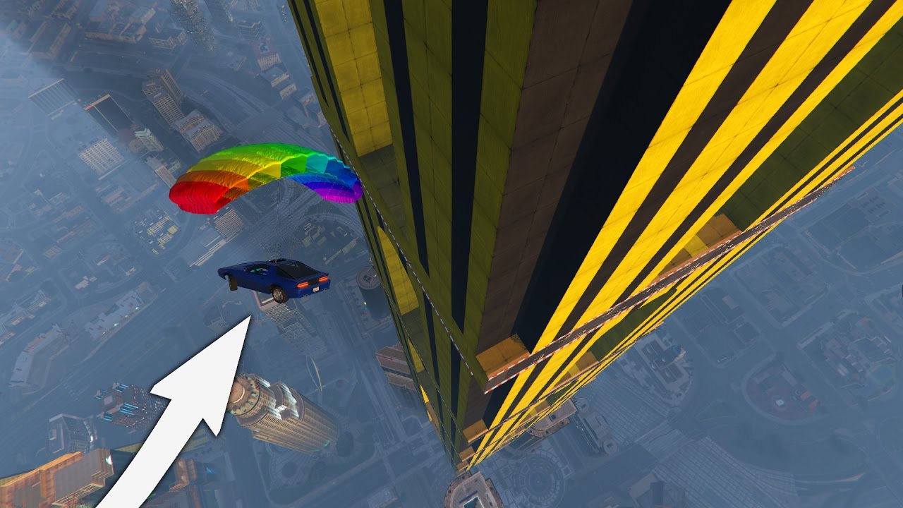 SKOKI Z NAJWIĘKSZEGO BUDYNKU NA ŚWIECIE! | GTA Online [PL]