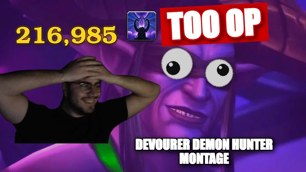 Couldn't Stop Smiling While Atomizing People on Devourer DH | Midnight PvP Montage Pre 12.0.5