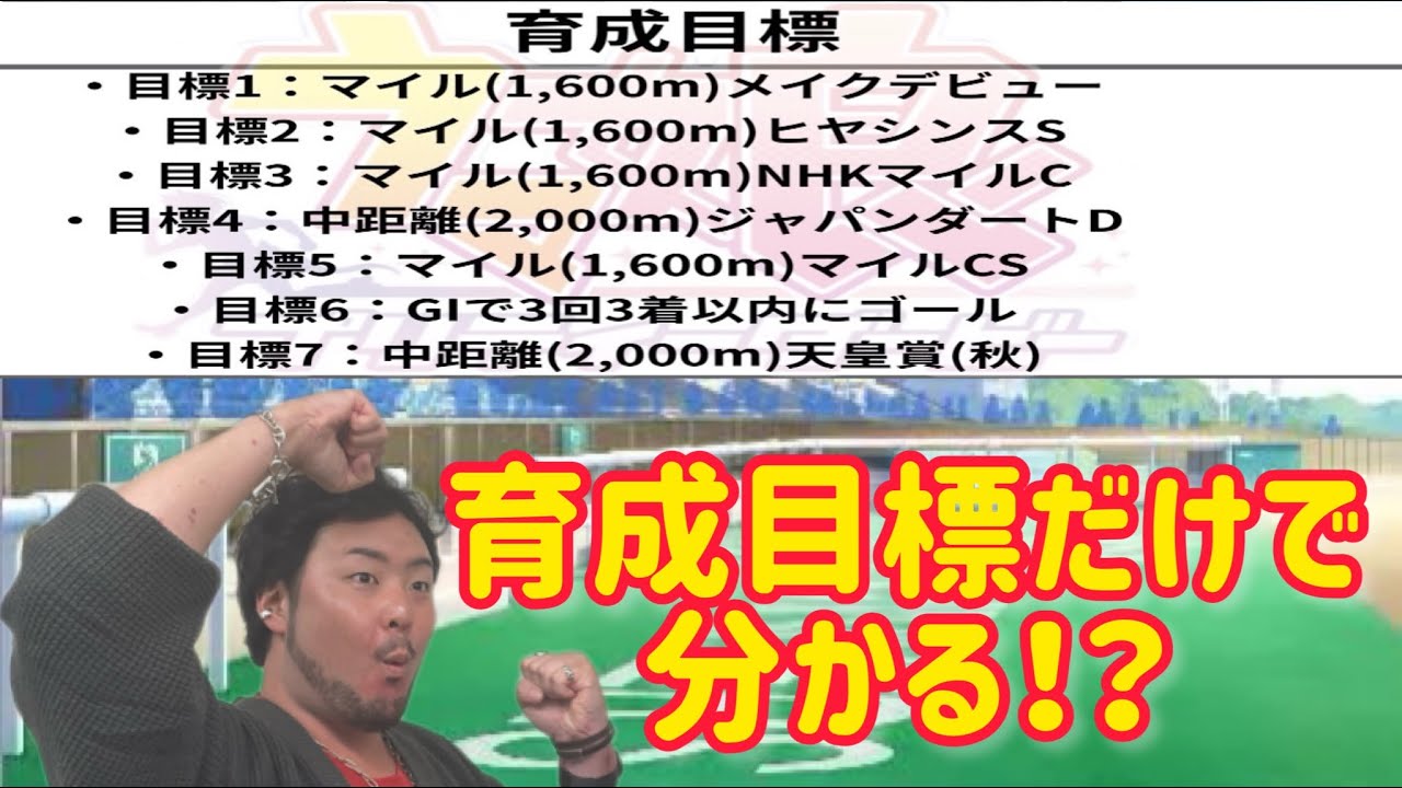 【ウマ娘】競馬ガチ勢なら育成目標だけでどのキャラか分かる説【ウマ娘クイズ】
