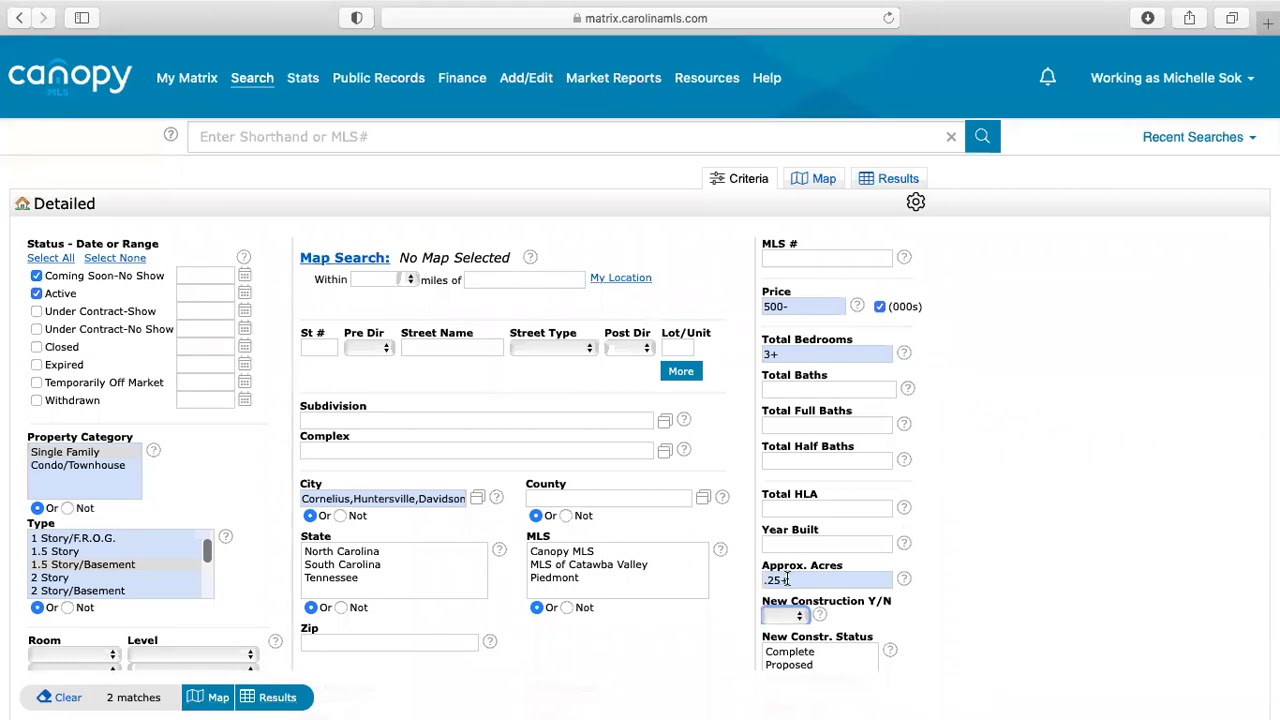 How to set up and auto email search in MLS
