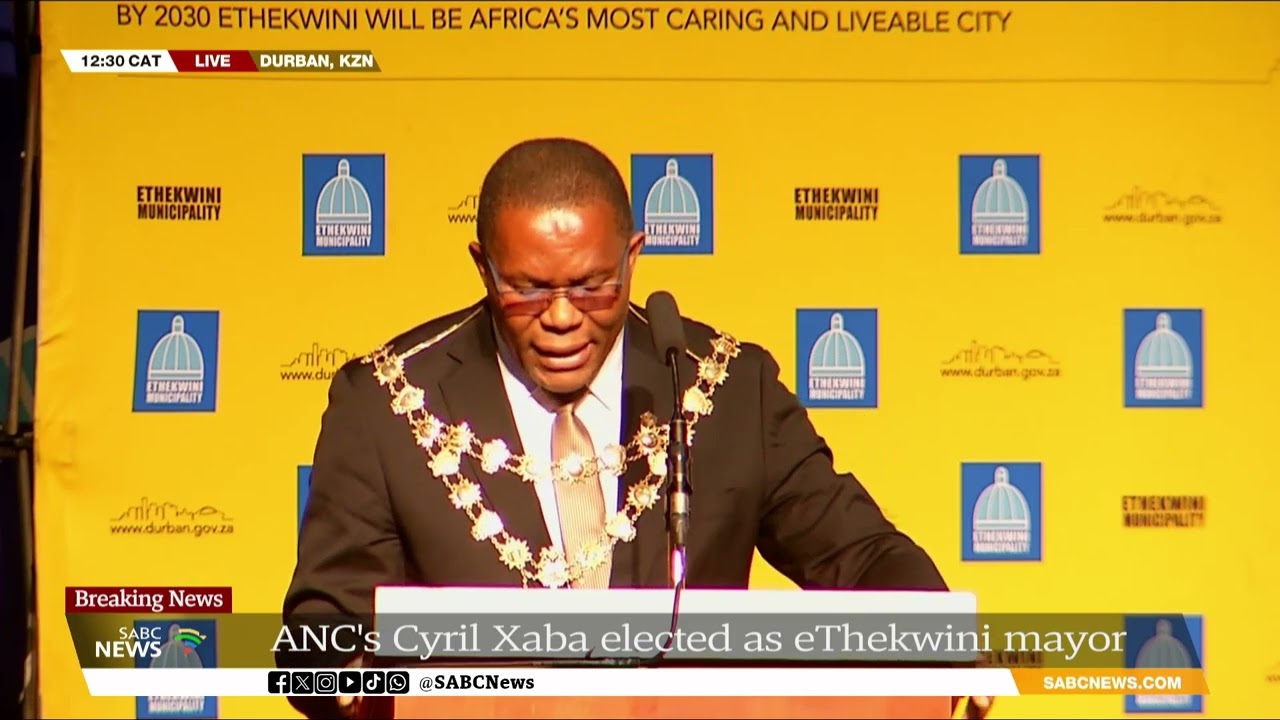 eThekwini Metro | ANC's Cyril Xaba elected mayor of eThekwini