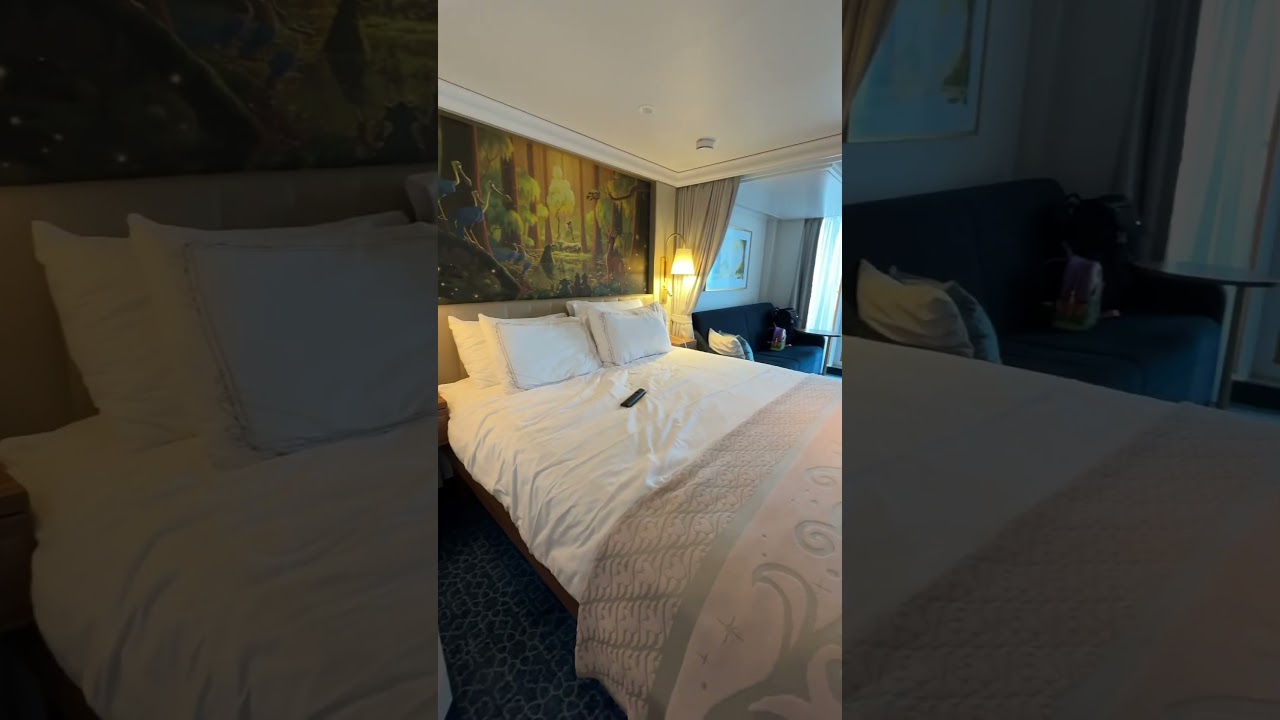 Disney Cruise Line | Room Tour - Deluxe Oceanview Stateroom with Verandah | Disney Wish
