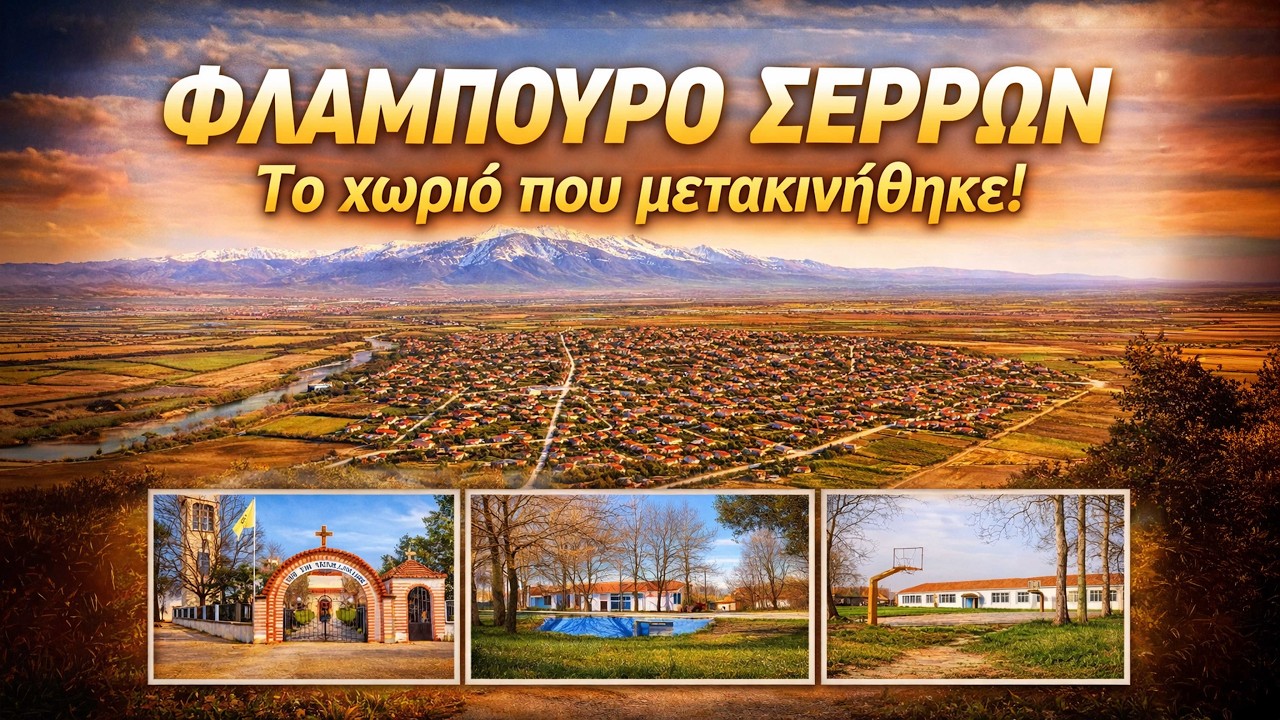 🔸🇬🇷→  Φλάμπουρο Σερρών:  Το χωριό που μετακινήθηκε μέσα στον χρόνο