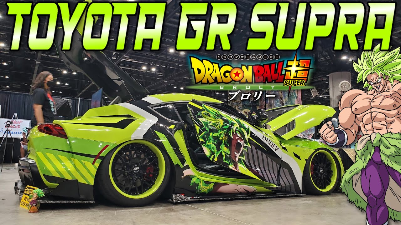 Dragon Ball Super (Броли) Itasha Itasha | Toyota GR Supra (A90)