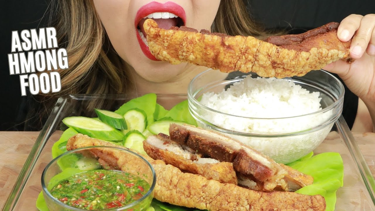 FRIED PORK BELLY AND RICE WITH WATER ~ HMONG COMFORT FOOD