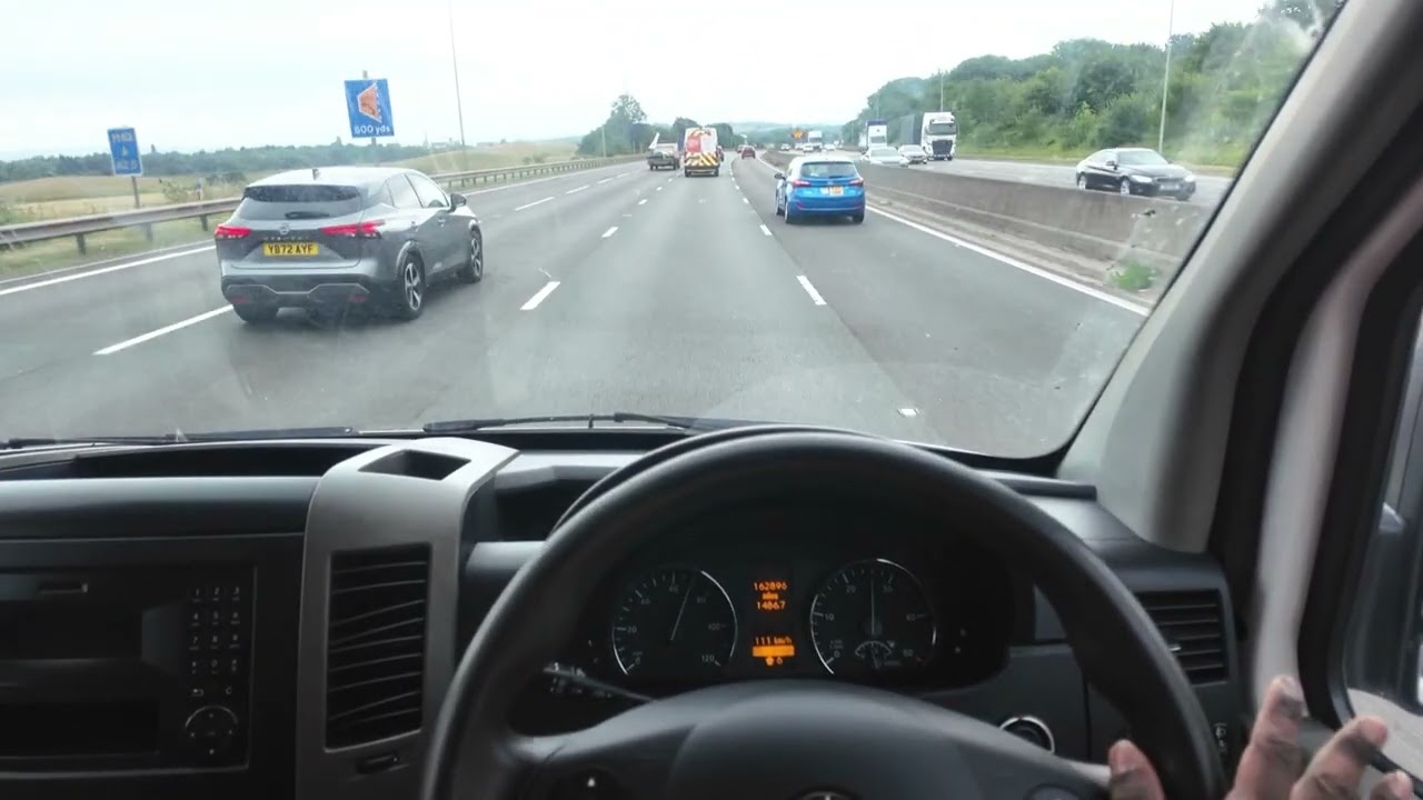 Drive from Manchester to York in Mercedes van