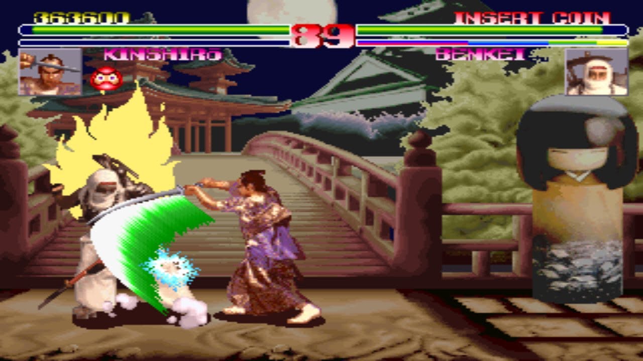 Oedo Fight (大江戸ファイト) - Bloodless version - Kaneko AX System - Jogo completo/Full Gameplay