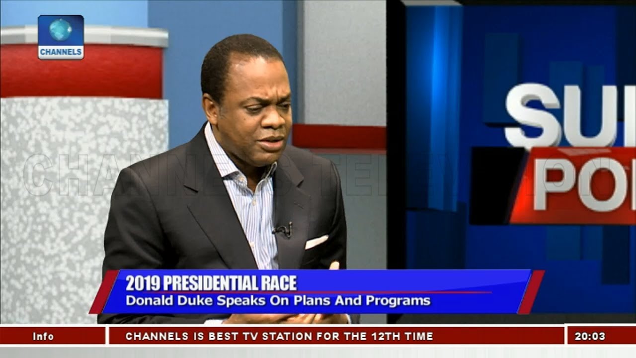 Why I Want To Be Nigeria's President - Donald Duke Pt.1 | Sunday Politics |