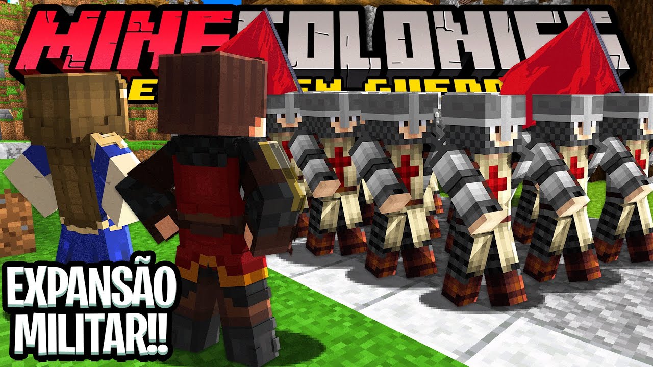 🏰 O EXÉRCITO IMPERIAL ESTÁ PRONTO! #MineColonies S2E08