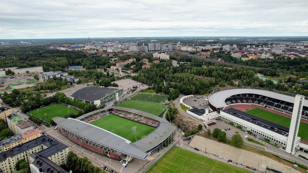 Helsinki Olympic Stadium, Bolt Arena, Swimming Stadium, El&auml;intarha Sports Park,(zoom 1-3x), Ice Hall