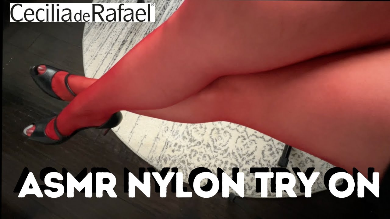 ASMR NYLON SOUNDS | Pantyhose Try On & Tights Giveaway Announcement