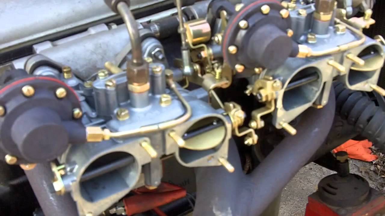 Testing Mr.Wulff's 190SL Solex 44PHH carburetors