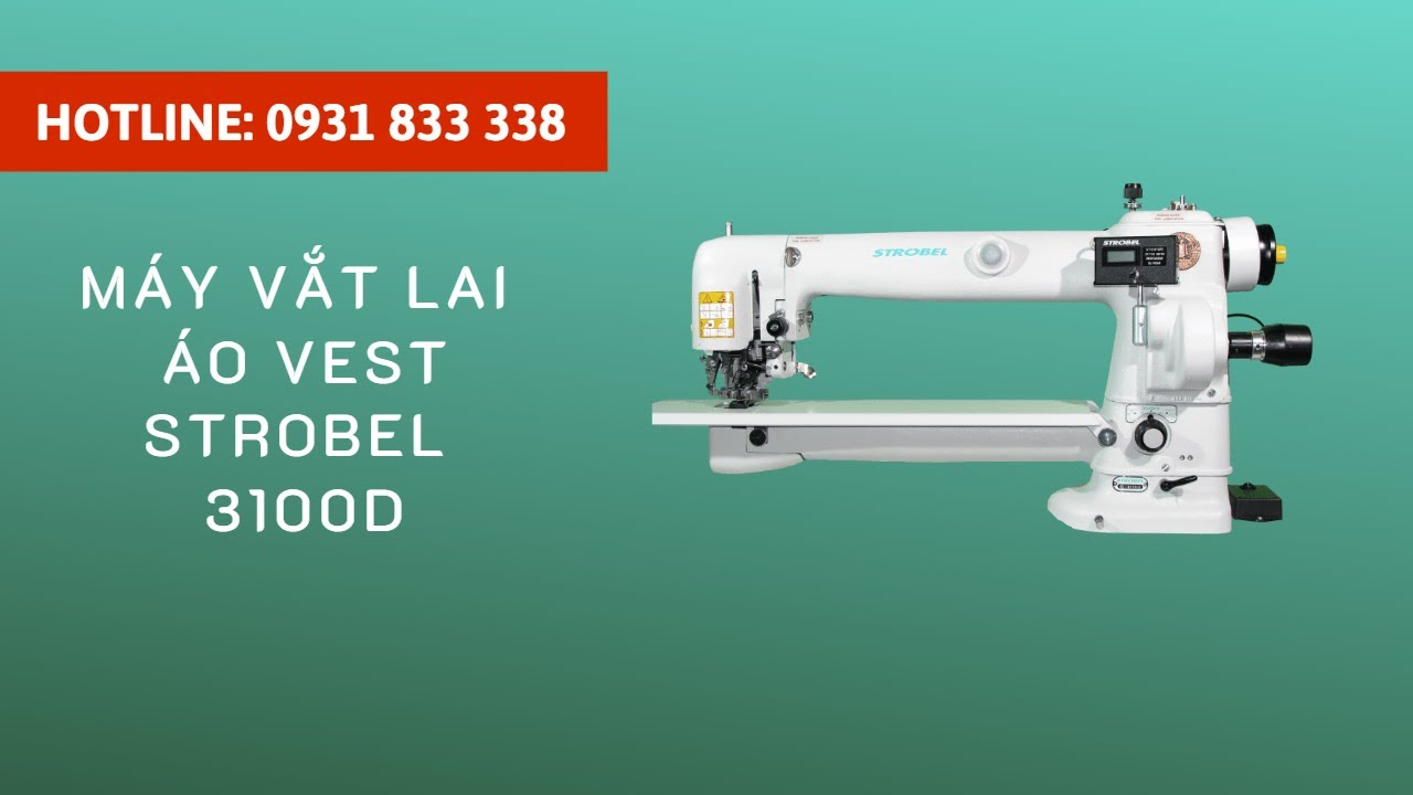 Máy vắt lai áo vest giấu mũi STROBEL 3100D