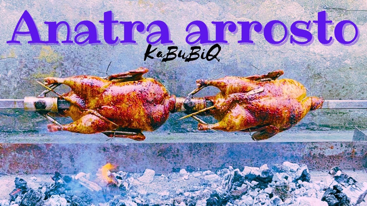 anatra arrosto allo spiedo!! roast duck! vietnamese style, vịt quay!!
