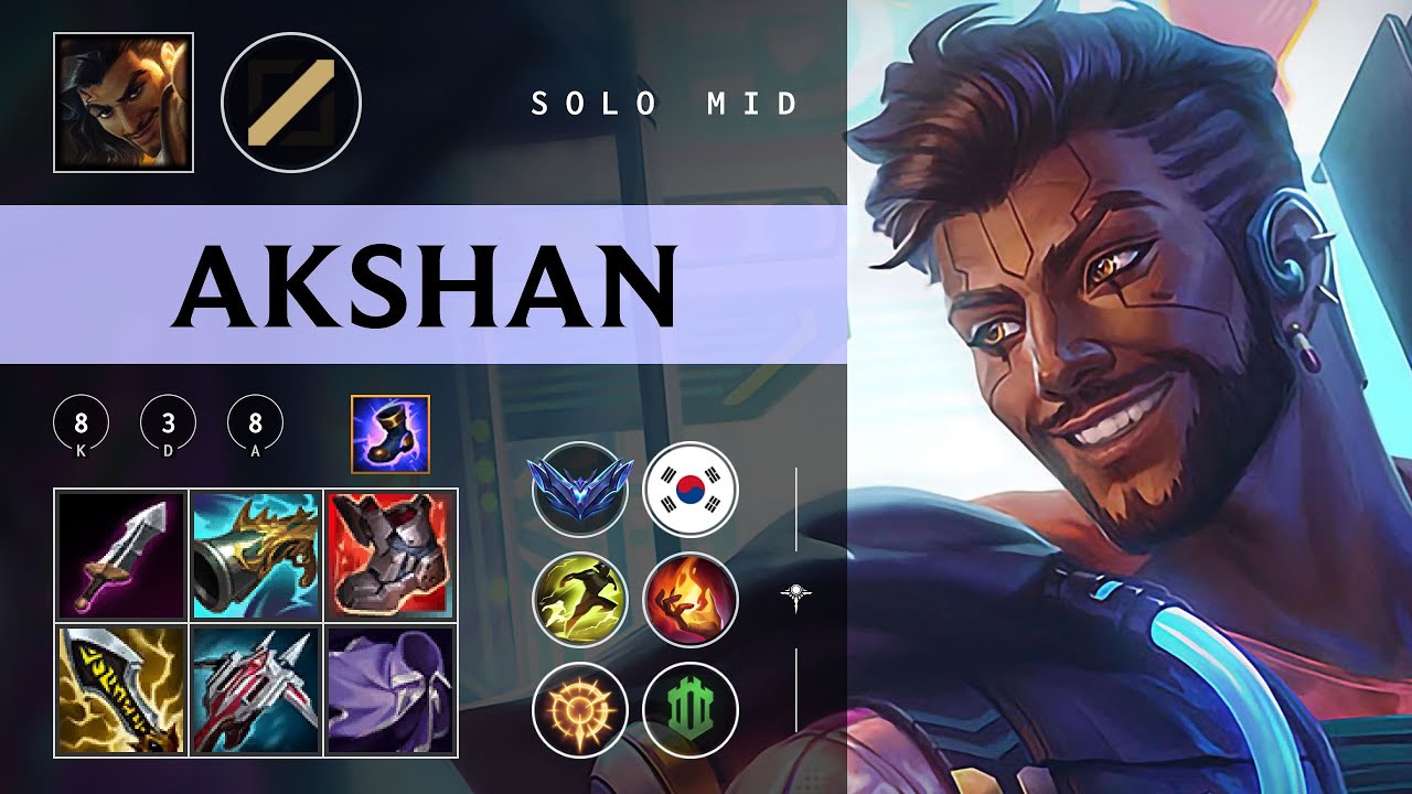 Akshan Mid vs Vayne - KR Diamond Patch 26.02