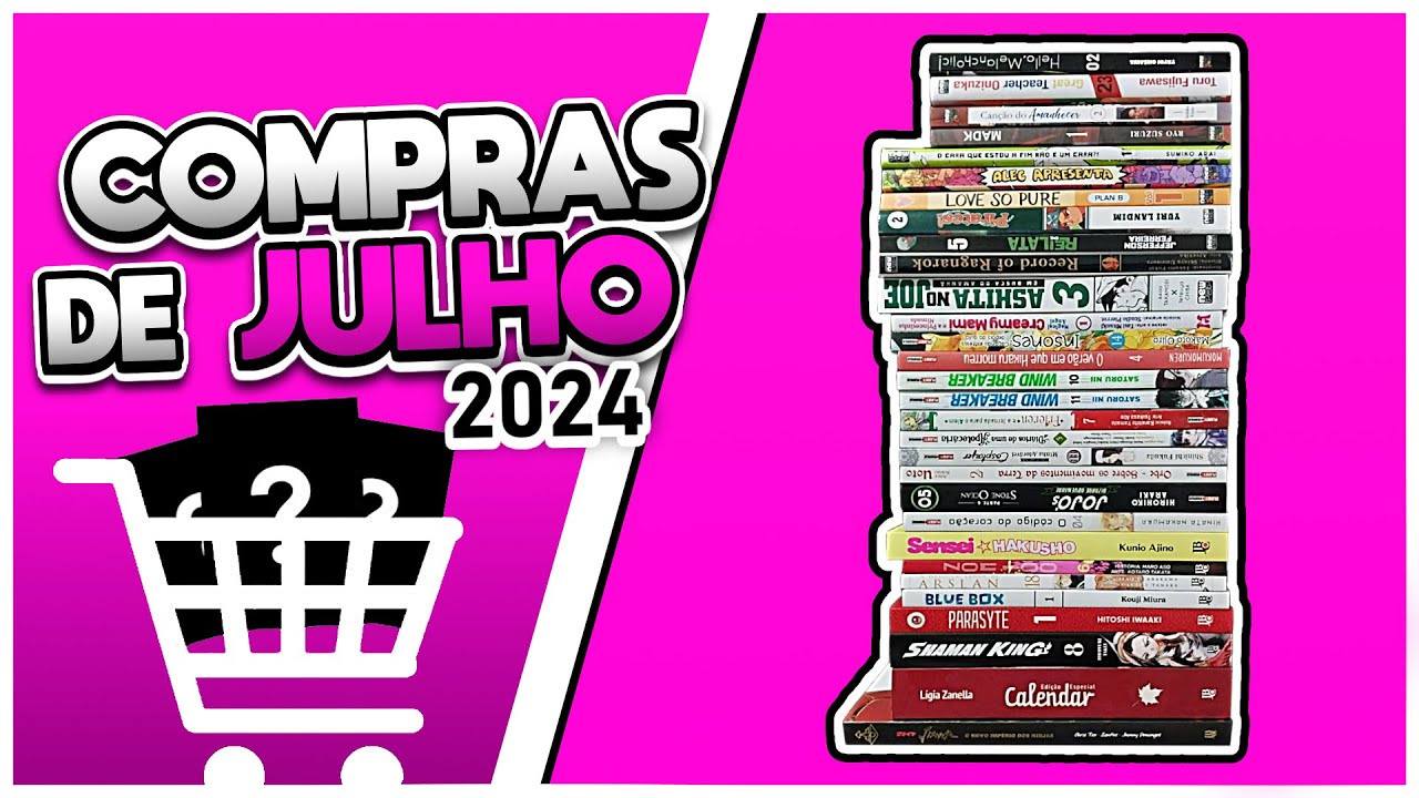 COMPRAS DE MANGÁS - JULHO 2024