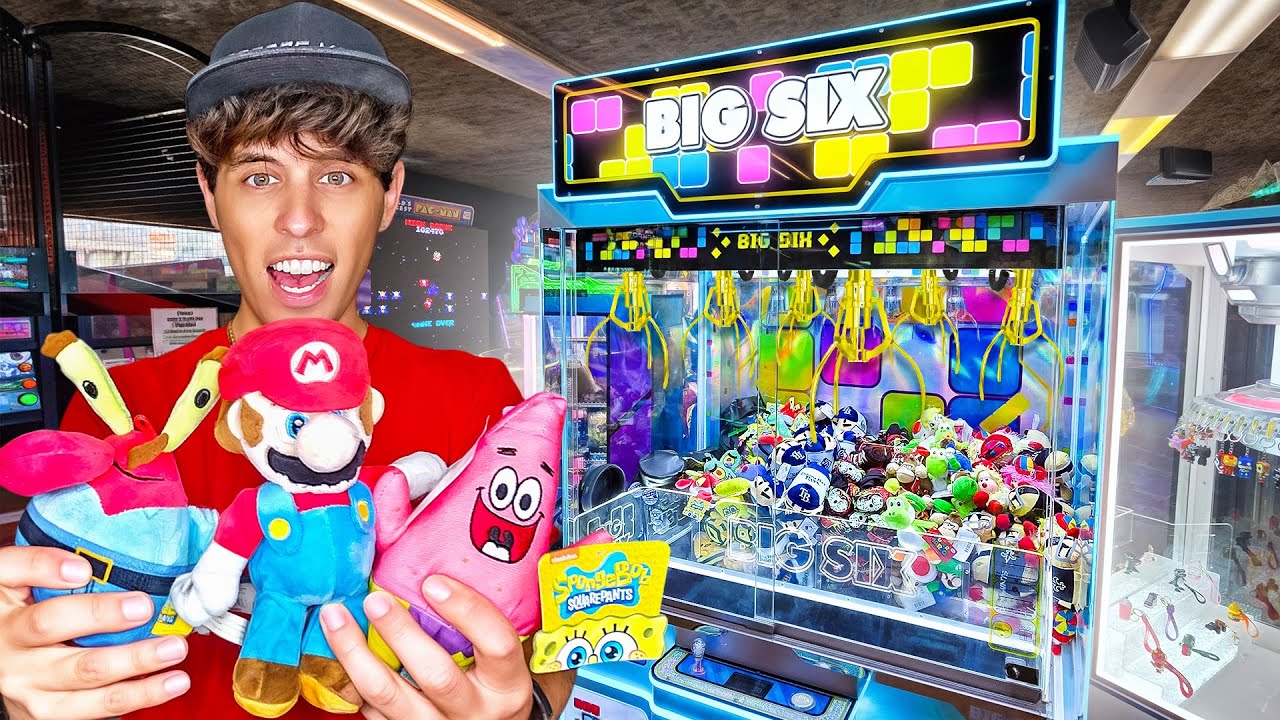 I Found The WEIRDEST Claw Machine Ever Made! (Couldn't Stop Winning)