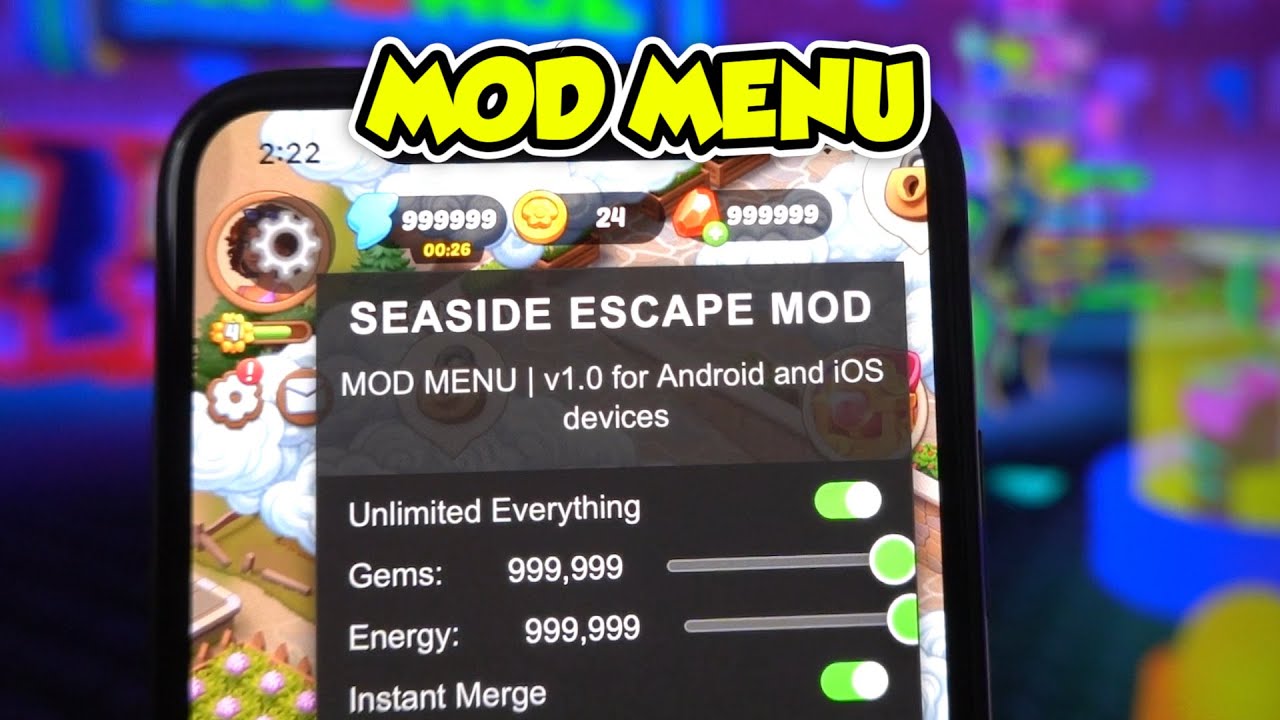 Seaside Escape Gems and Energy Hack Tutorial for iOS and Android