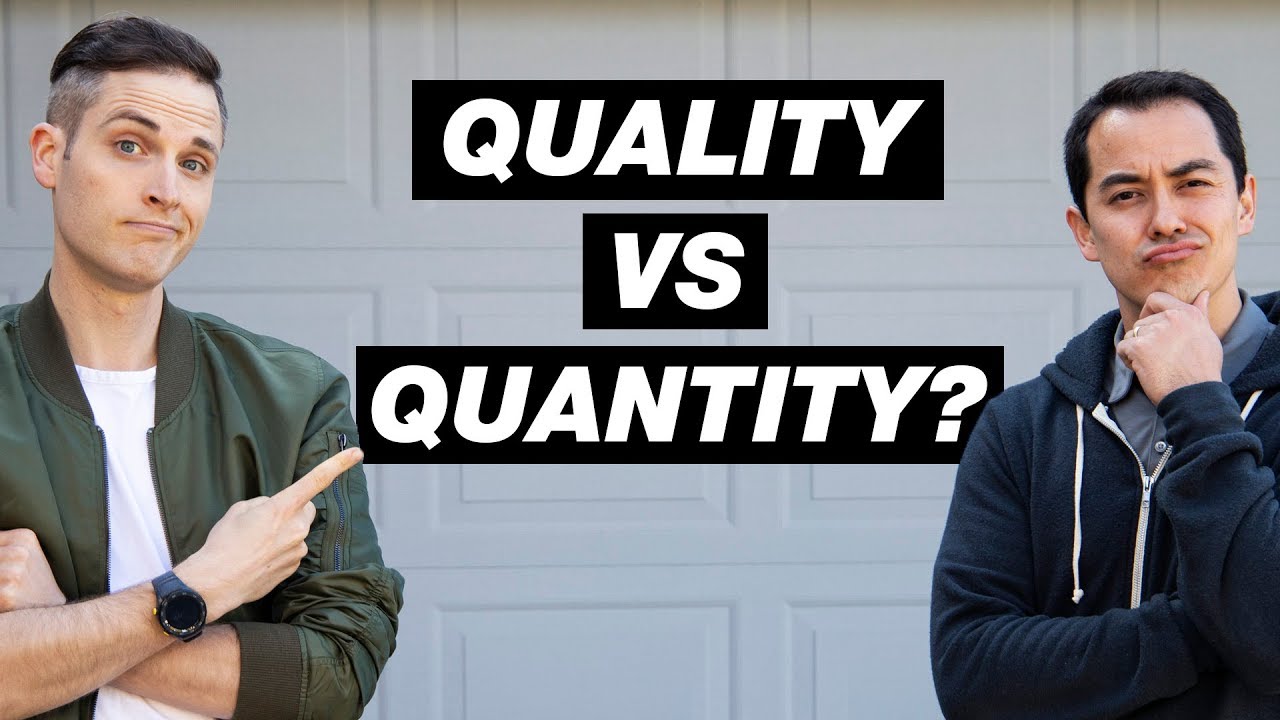 Quality vs Quantity on YouTube? - 3 Tips