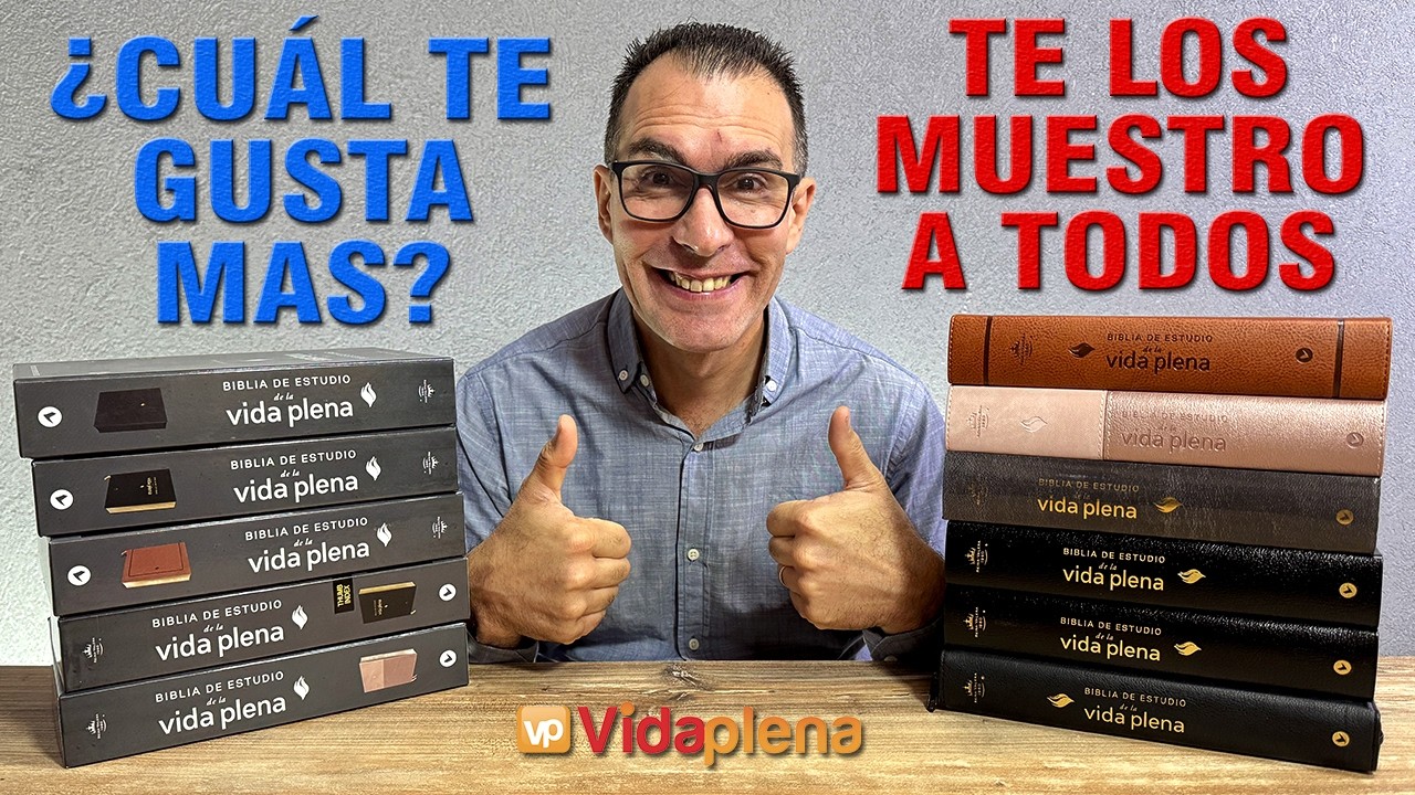 Biblia de Estudio Vida Plena 2026: Nuevo Diseño y TODOS sus formatos explicados