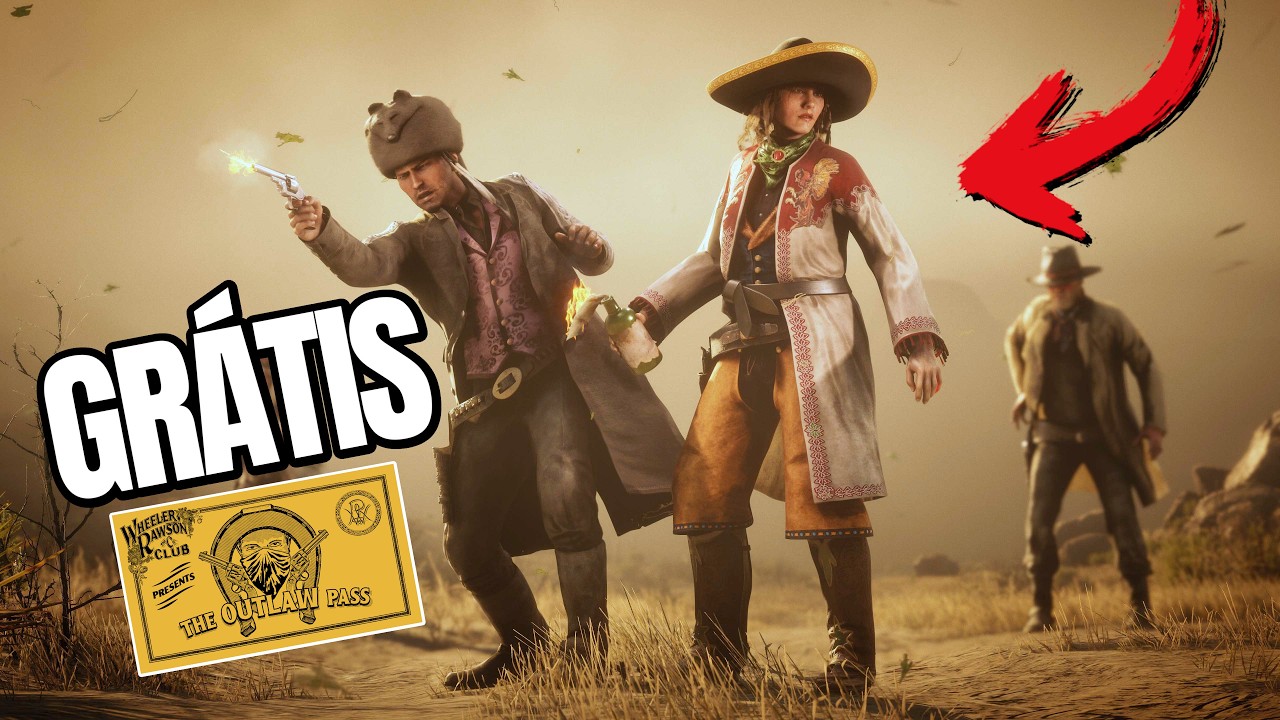 OPORTUNIDADE ÚNICA para você resgatar o traje raro nosalida do primeiro passe no red dead online
