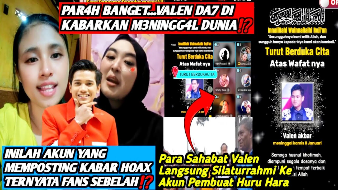 VIRAL‼️VALEN DI KABARKAN M3NINGG4L DUNIA⁉️TERNYATA INI KABAR HOAX & INILAH BUKTINYA BUKAN VALEN DA7🔥