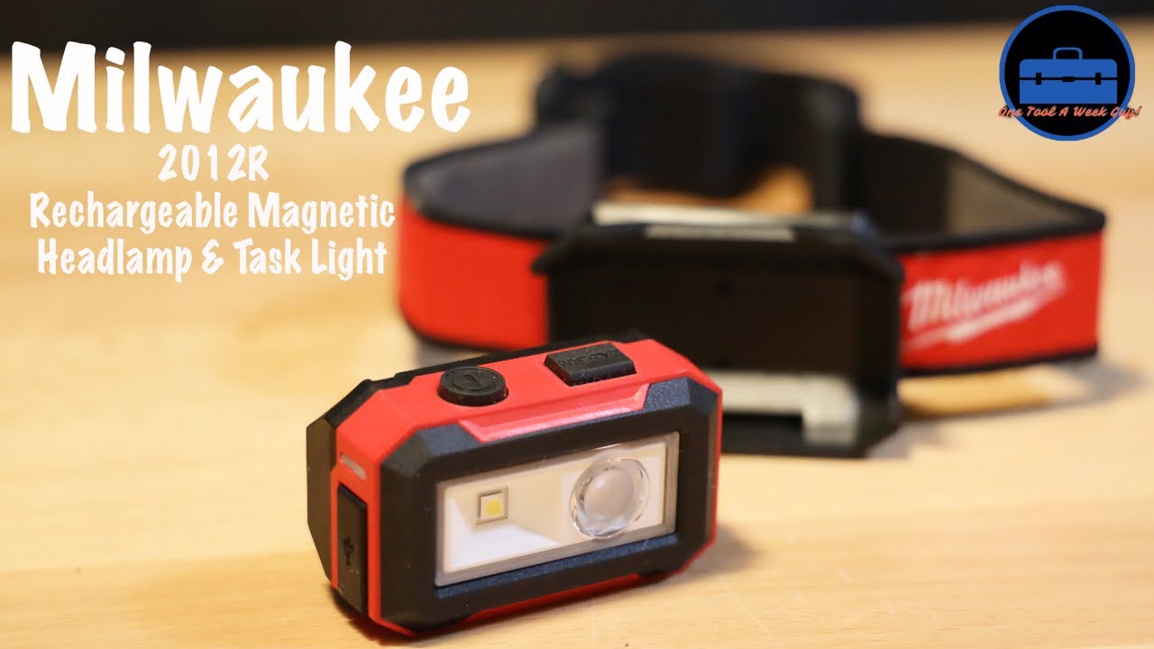 Milwaukee 2012R Rechargeable Magnetic Headlamp & Task light