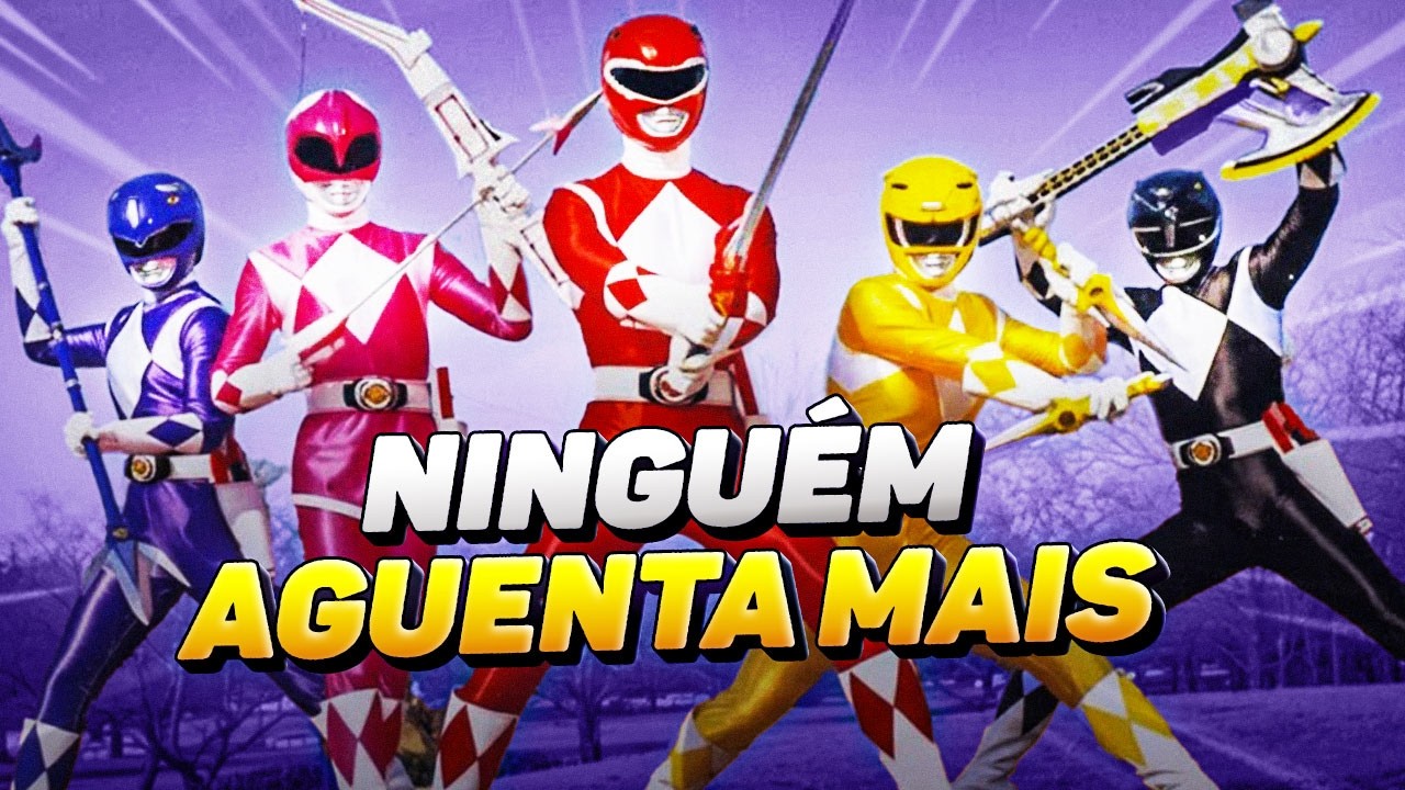 Ninguém AGUENTA mais MIGHTY MOPHIN POWER RANGERS