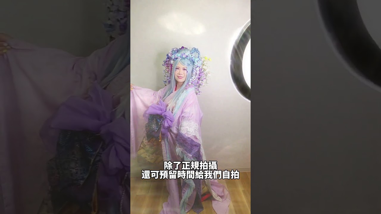 在日本京都嵐山的 STUDIO KOKORO ARASHIYAMA，今次挑戰了特別的變身體驗 葵姫 Aoihime💙從妝容、髮飾到和服，化身成古典優雅的和風公主！#京都 #嵐山 #和服體驗 #特色變身