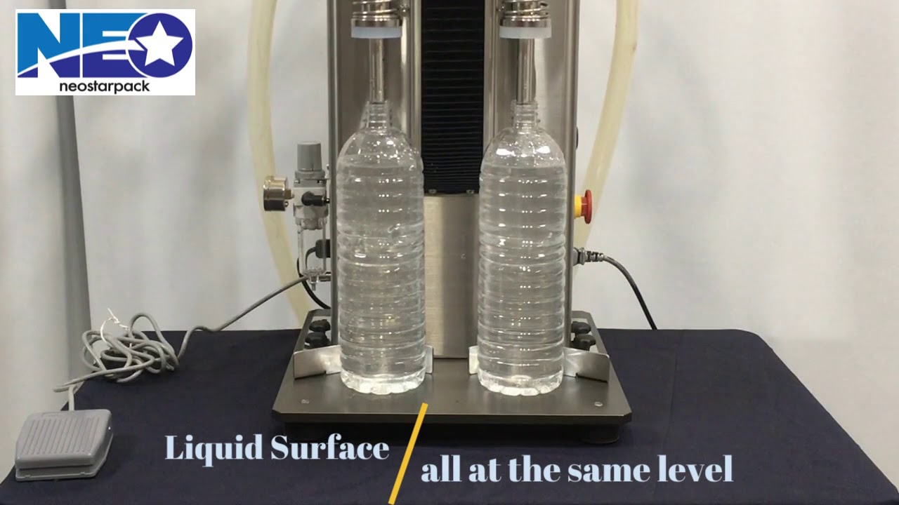 High Accuracy Two-Nozzle Tabletop Overflow Filling machine for water