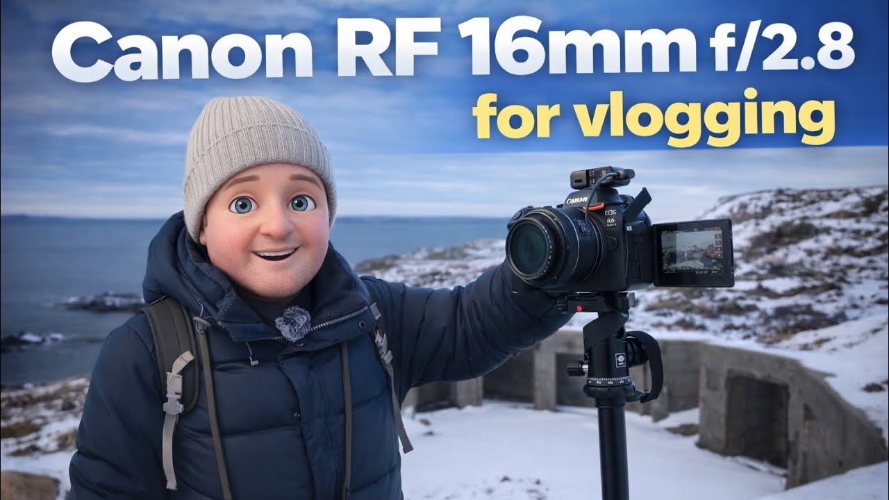 Winter vlog with Canon R6 m2 + RF 16mm f/2.8 lens