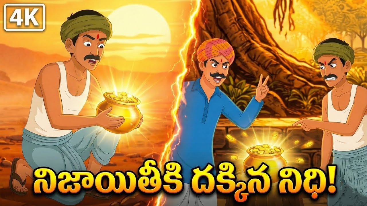 Telugu Stories నిజానికి దక్కిన సంపద - Telugu Moral Stories - NeethiVerseTelugu - Neethi Kathalu