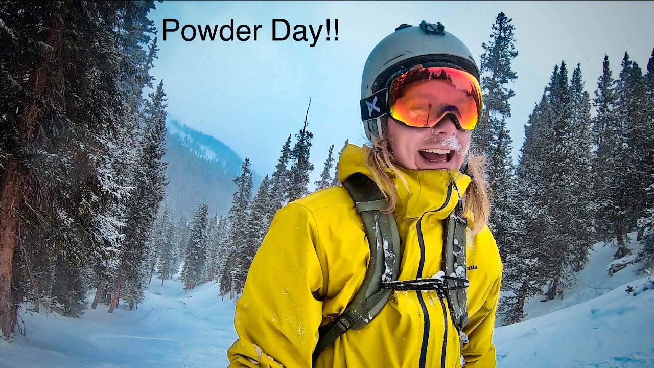 Hitchhiking Loveland Pass on a powder day!!