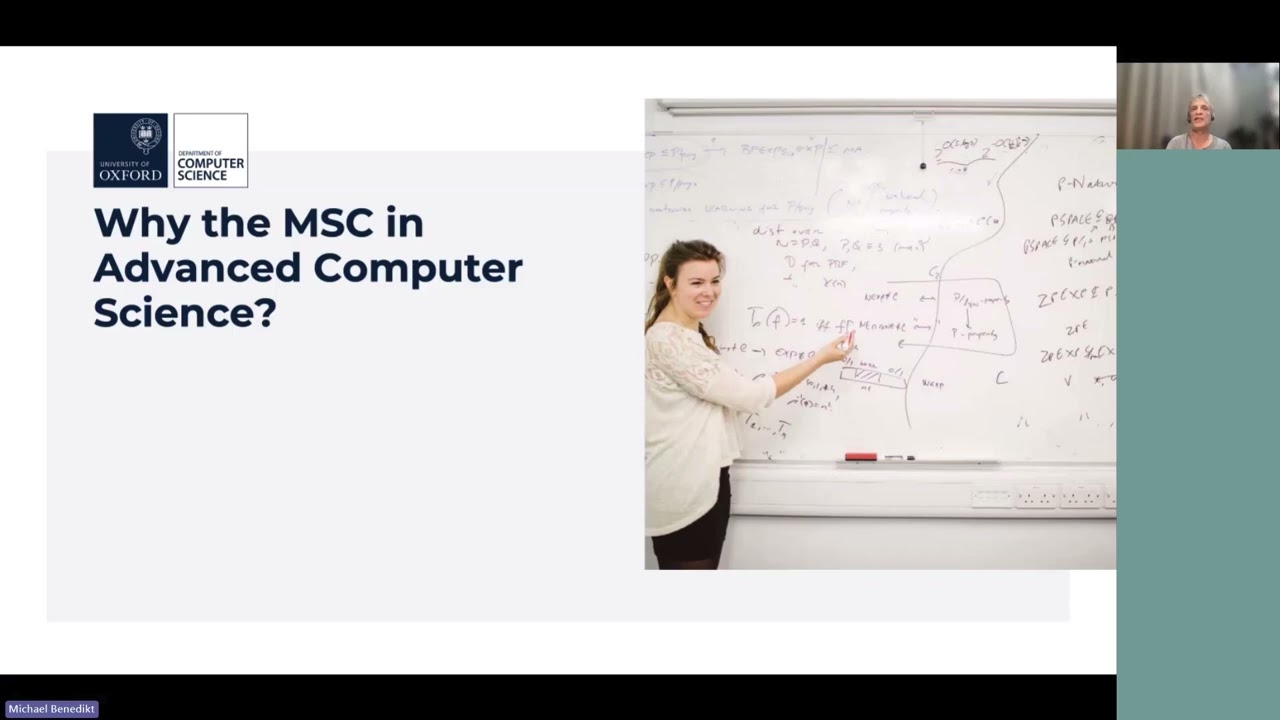 MSc in Advanced Computer Science academic overview