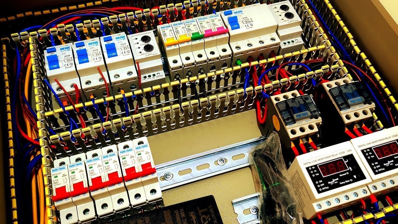 industrial electrical panel wiring training(step by step)