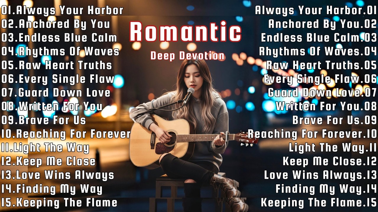 Romantic Deep Devotion 💖 Acoustic Love Songs Playlist | Soft & Emotional Vibes