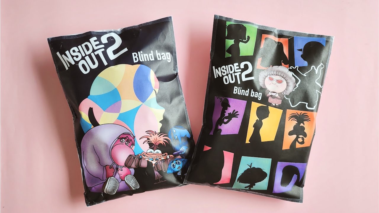 [paper diy] Insideout2 blind bags opening | tutorial (free printable) | 인사이드아웃 블라인드백 모음 -튜토리얼 (무료도안)