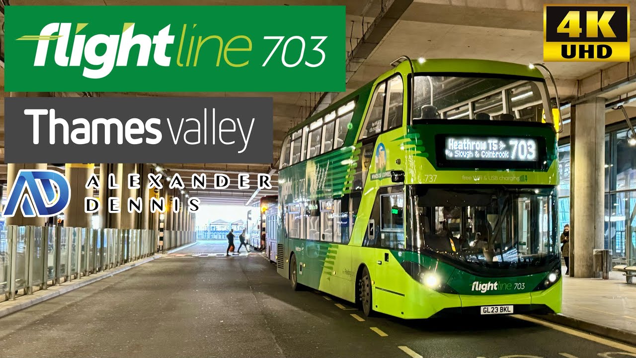 [Thames Valley: Windsor Express 703 Heathrow Airport to Bracknell via Legoland & Ascot] ADL E400City