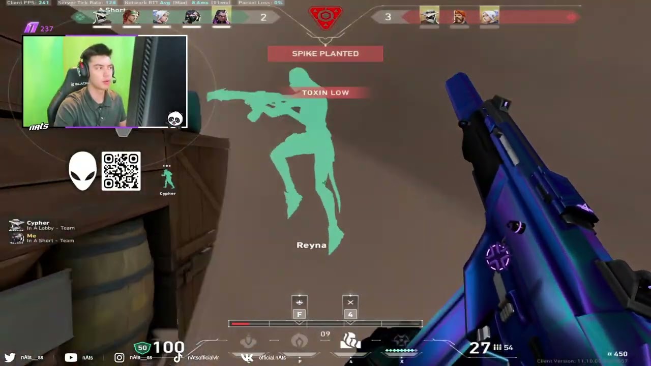 20 KILLS! NATS VIPER BIND PRO RADIANT VALORANT GAMEPLAY! FULL MATCH VOD