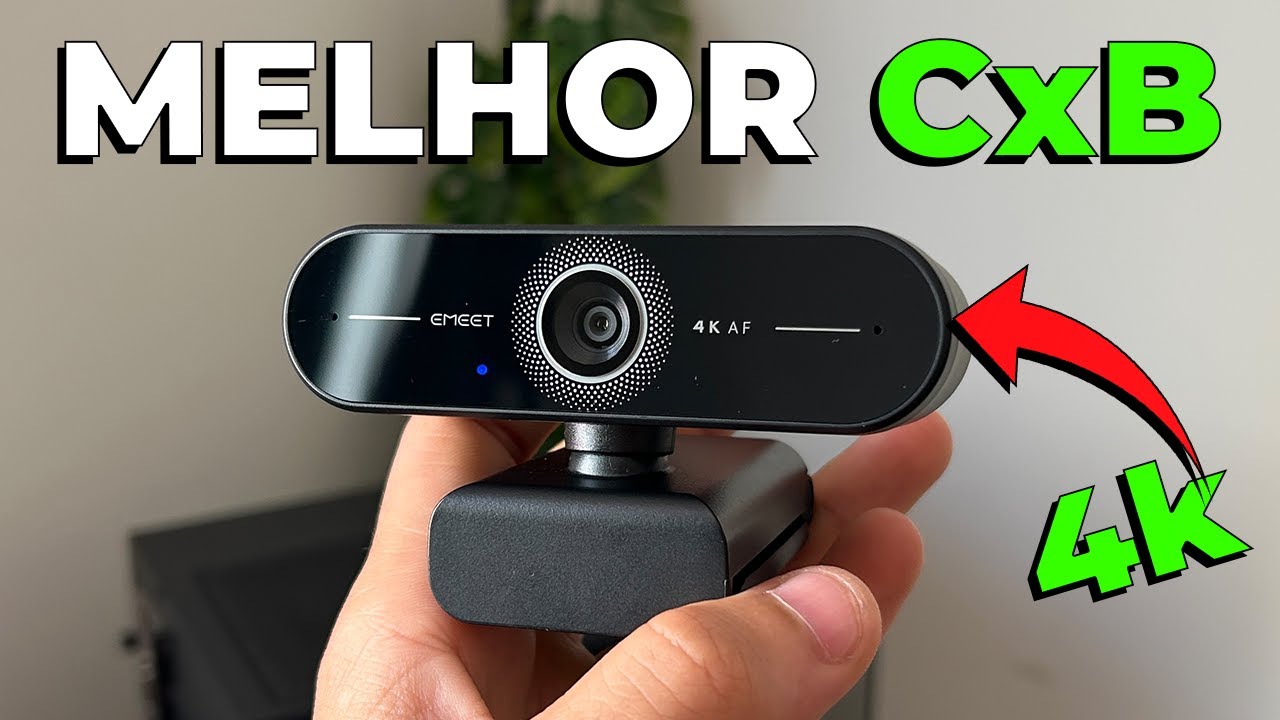 A melhor webcam 4K custo-benefício que já testei (EMEET C60e)