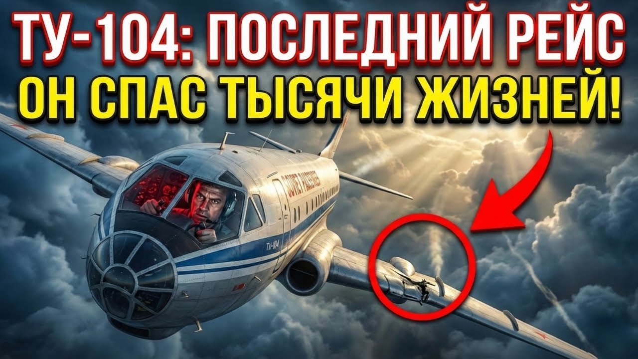ГОЛОС ИЗ АДА: КАК ПАДАЮЩИЙ ТУ-104 СПАС ТЫСЯЧИ ЖИЗНЕЙ!