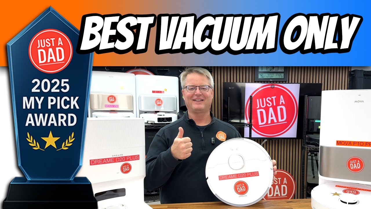 2025 My Pick Best Robot Vacuum Only Award!