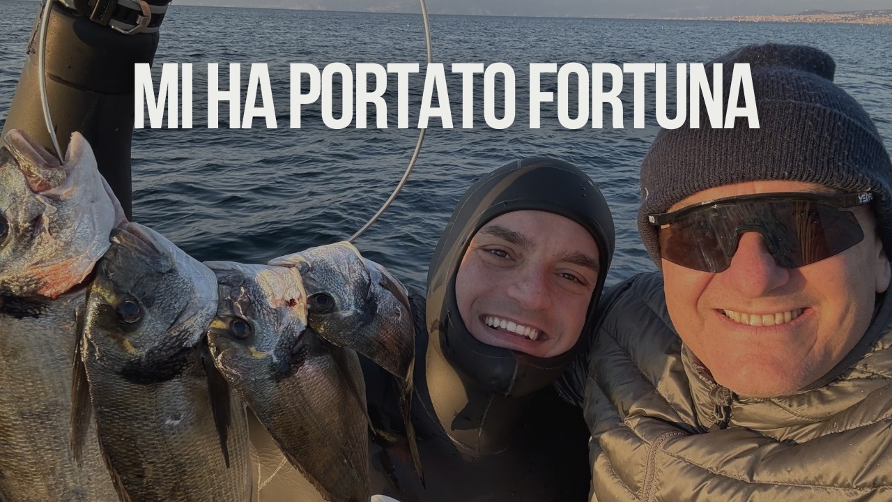 PER LA FESTA DEL PAPÀ SIAMO ANDATI A PESCA E MI HA PORTATO FORTUNA